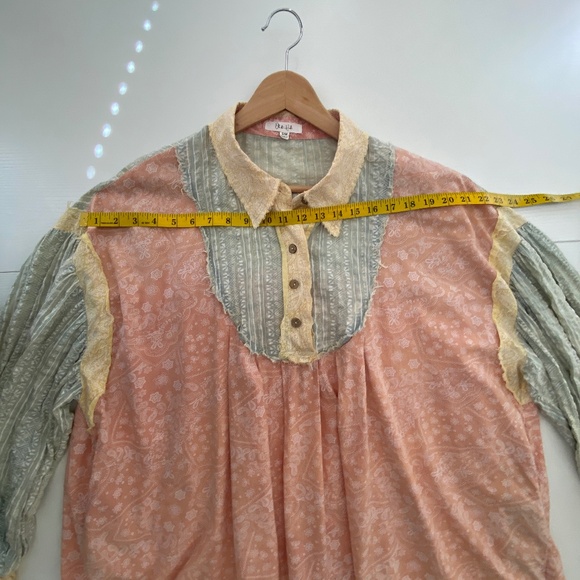 Oli & Hali Multicolor Blouse with Yellow Accents - Picture 14 of 15